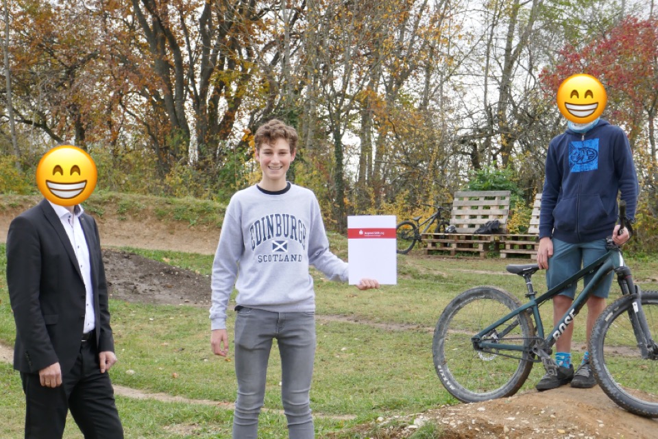 Auszeichnung der Jugendstiftung KSK für unseren zukünftigen Azubi!