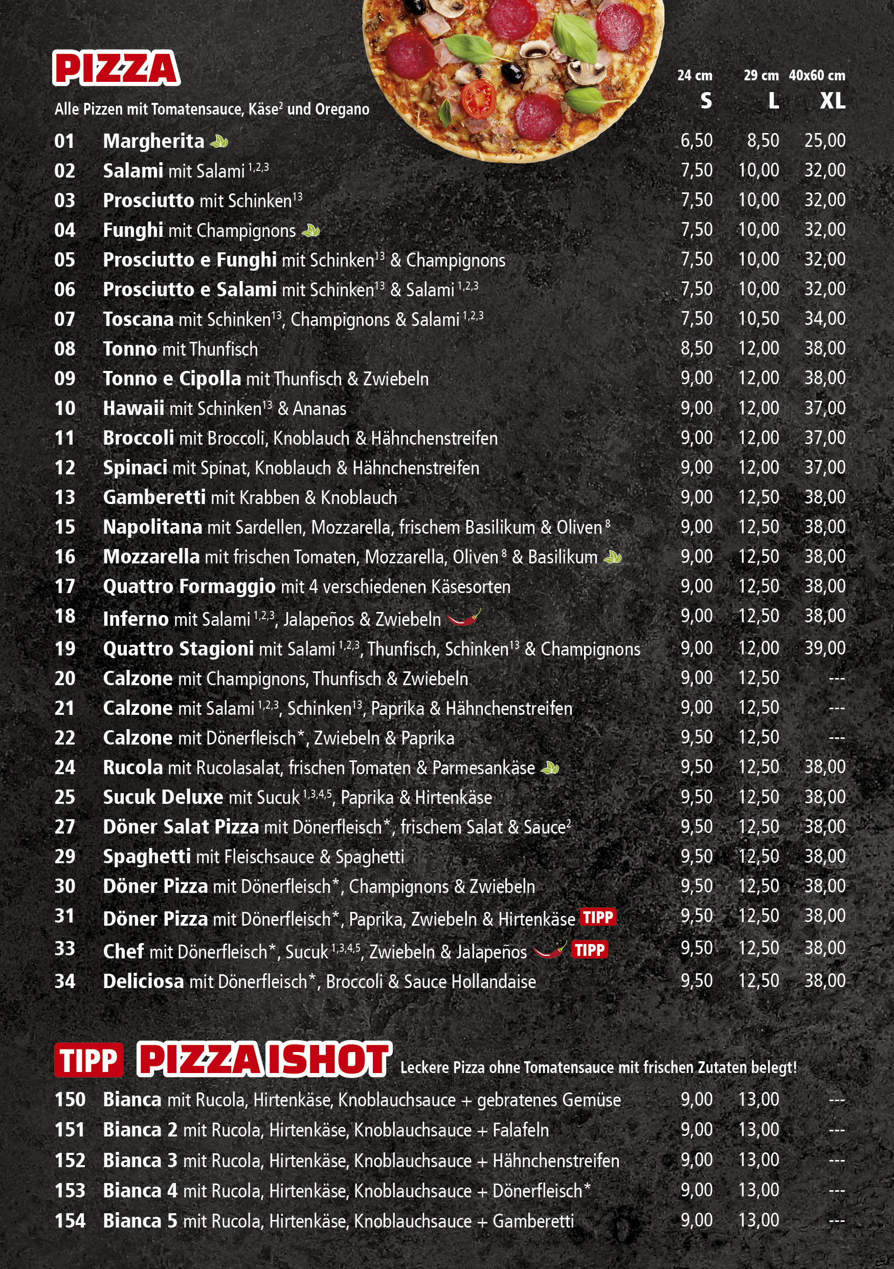 Unsere Speisekarte Chilli Restaurant SundernHachen