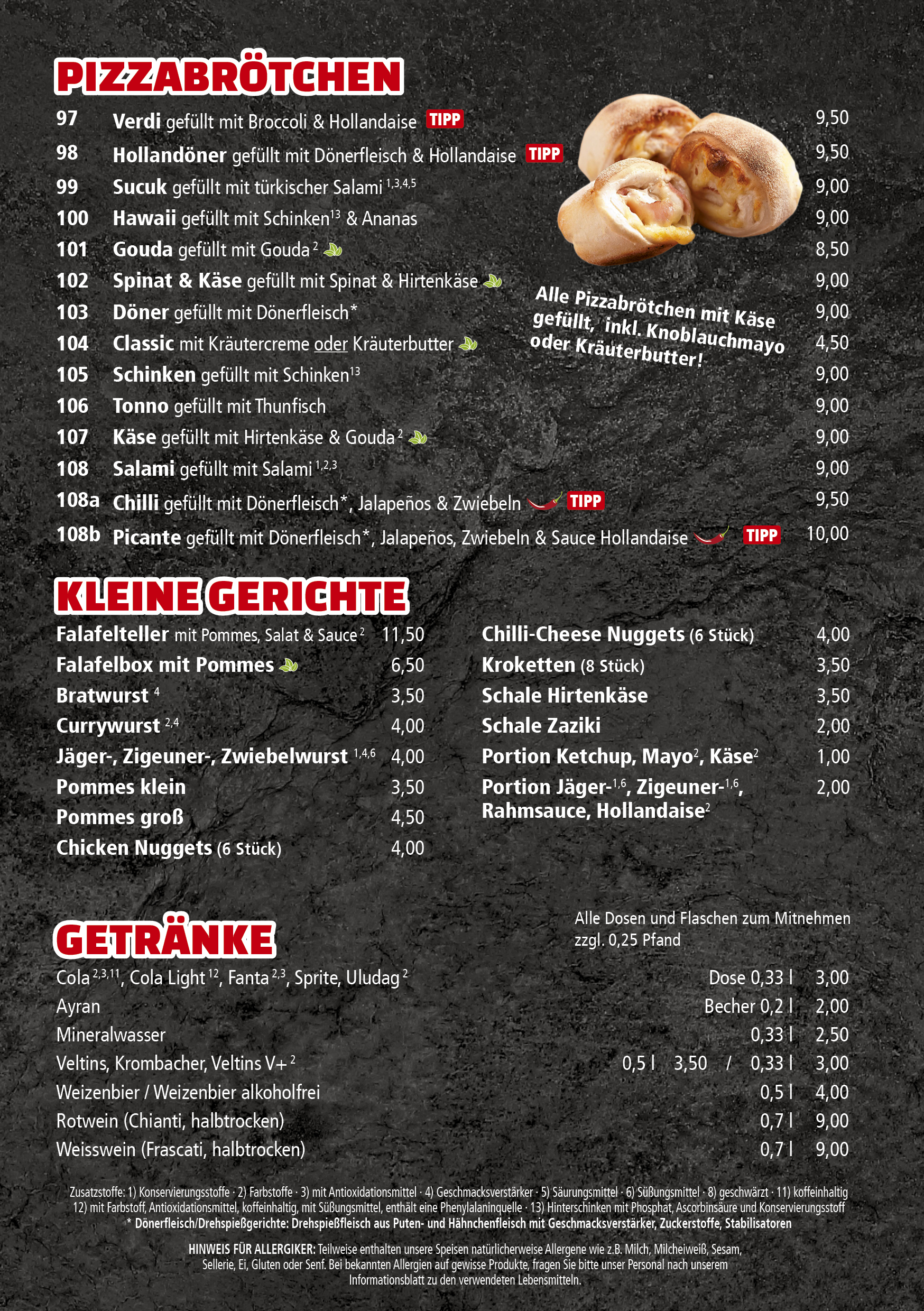 Unsere Speisekarte Chilli Restaurant SundernHachen