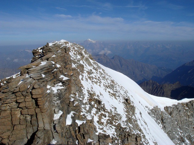 Panorama mit Blick zum Montblanc.