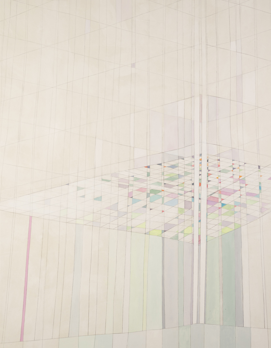 Depot V 2018 Monotypie/Mischtechnik auf Leinwand 160 x 125 cm