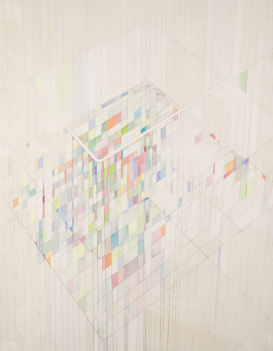 Depot IV 2018 Monotypie/Mischtechnik auf Leinwand 160 x 125 cm