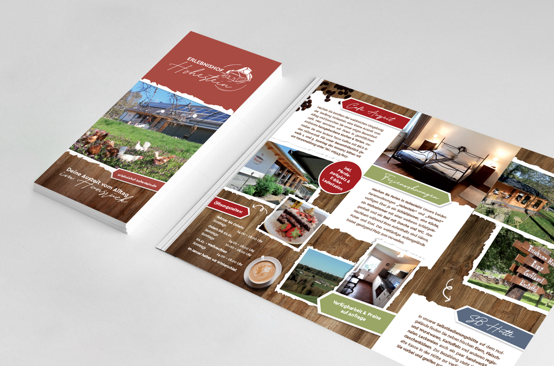 Flyer Design | Erlebnishof Hohestein