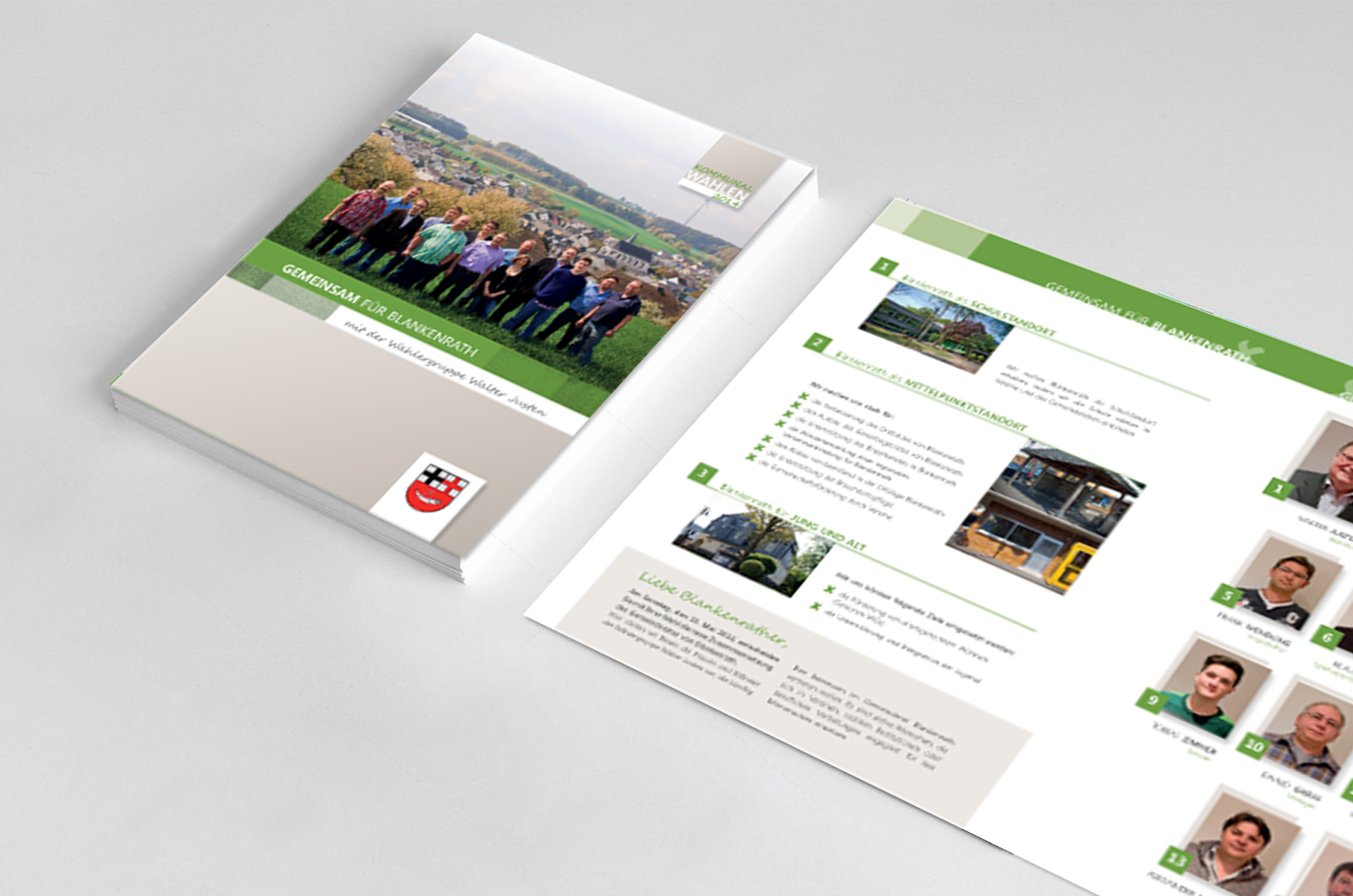 Flyer Design | Wählergruppe Blankenrath
