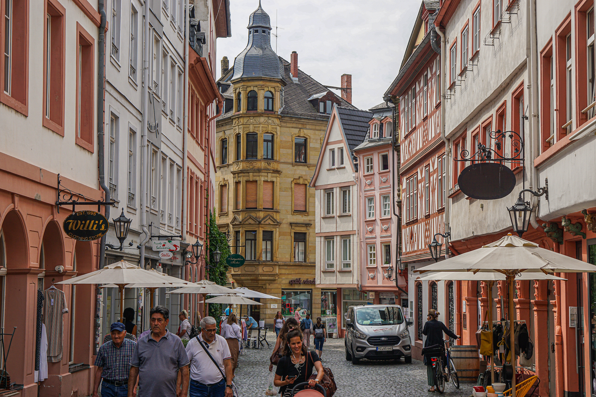 In den Gassen von Mainz