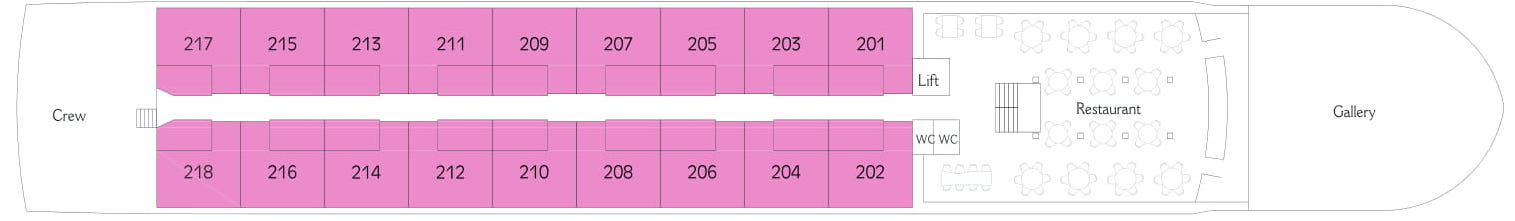 MS Andorinha Rubindeck