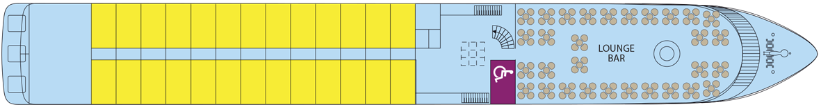 MS L'Europe Mitteldeck