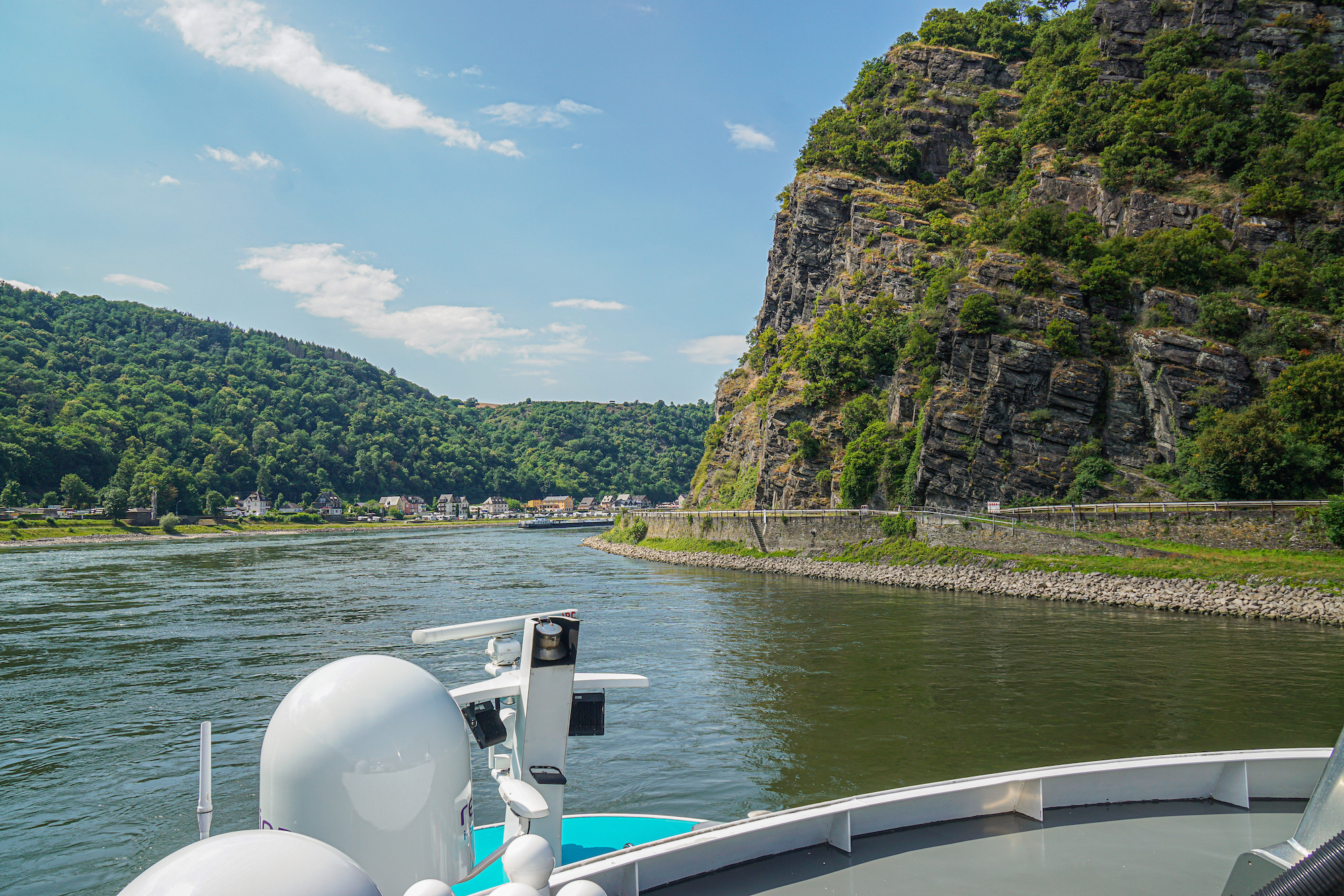 Passage des berühmten Loreleyfelsens