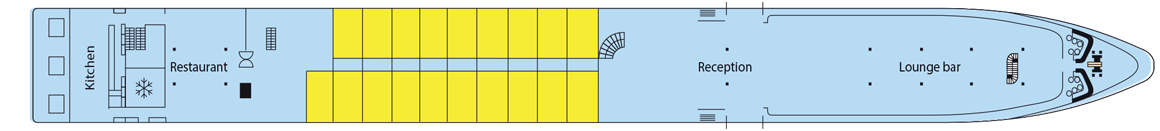 MS Mona Lisa Oberdeck