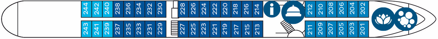 MS MAXIMA Mitteldeck