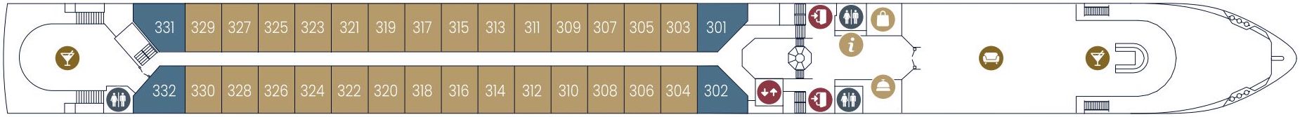 VIVA VOYAGE Diamant Deck