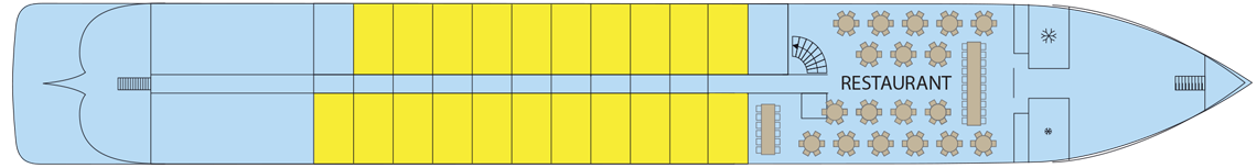 MS L'Europe Hauptdeck