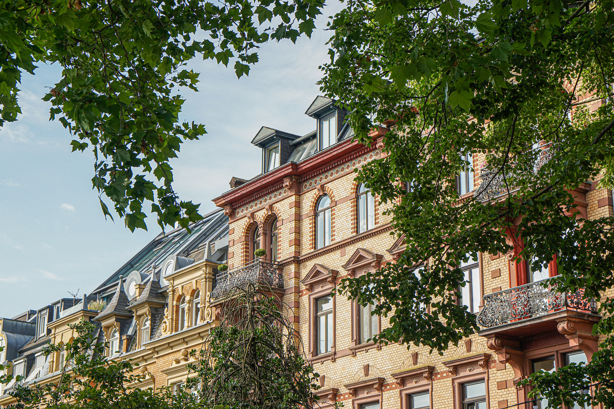 Kunstvolle Fassaden in Mainz