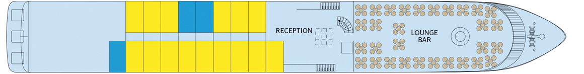MS Vasco da Gama Mitteldeck