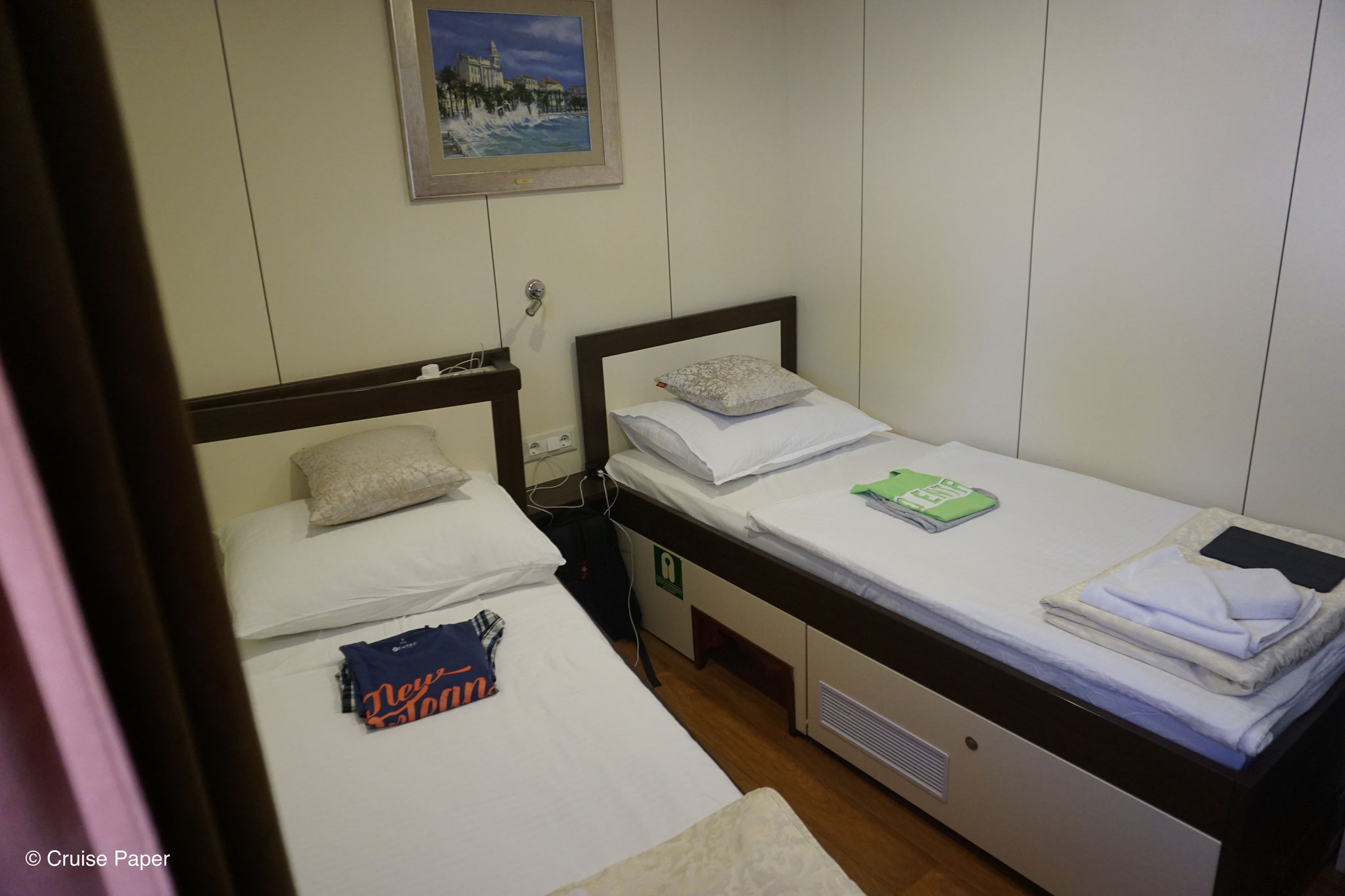 MS Dalmatia Oberdeck Kabine