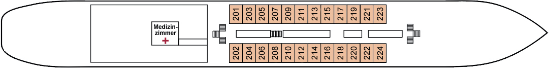 MS Nikolay Chernishevsky Hauptdeck