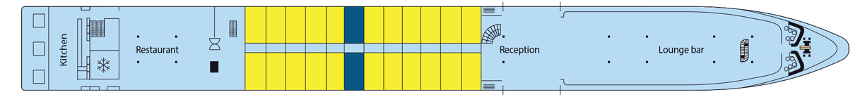 MS Seine Princess Oberdeck