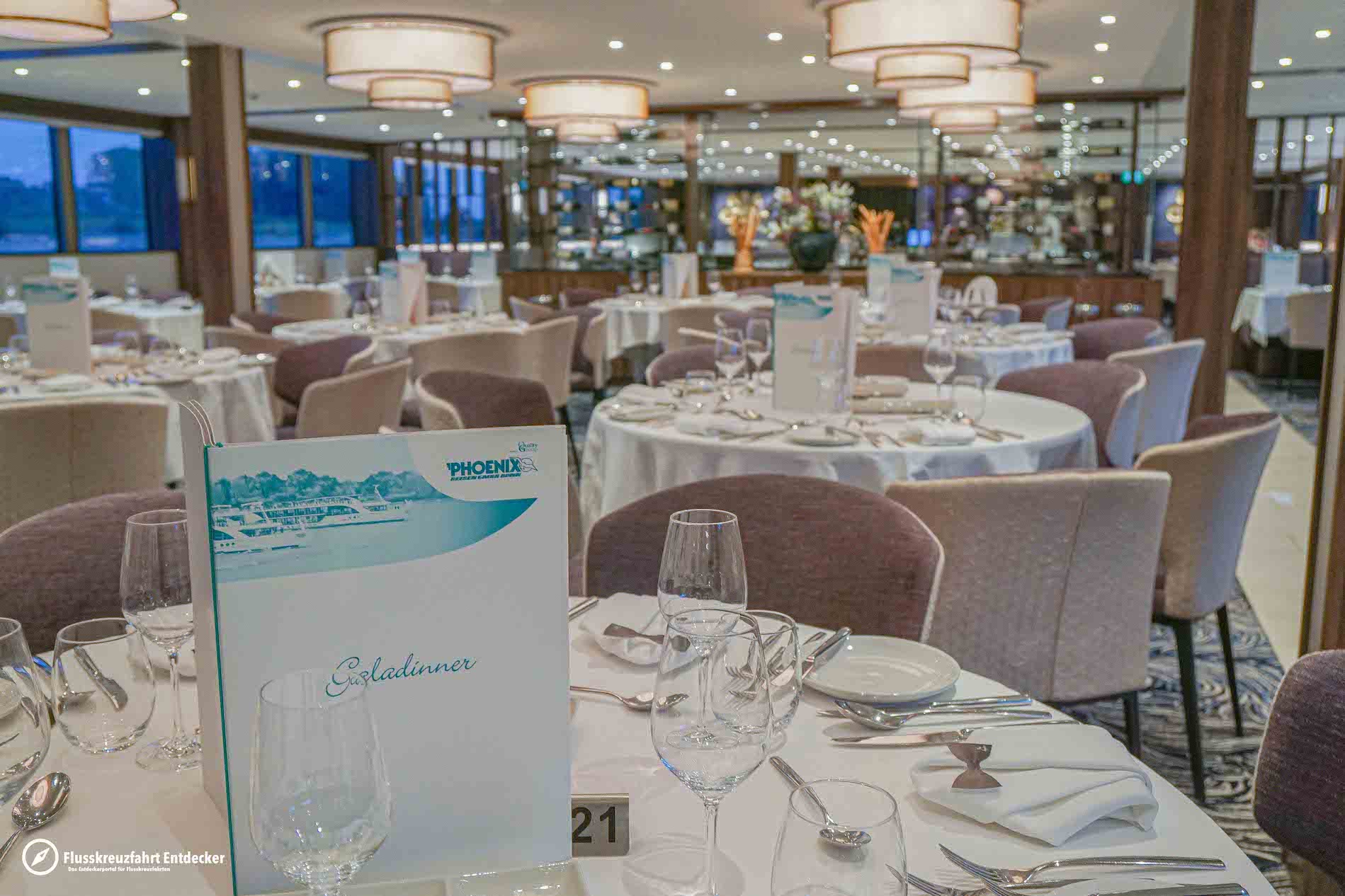 MS Annika Panorama Restaurant Vier Jahreszeiten