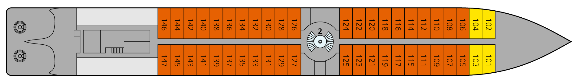 A-ROSA BELLA Deck 1