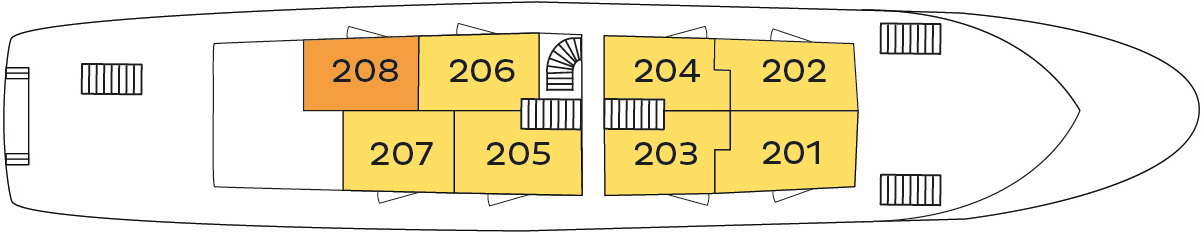 MS Olmissum Oberdeck