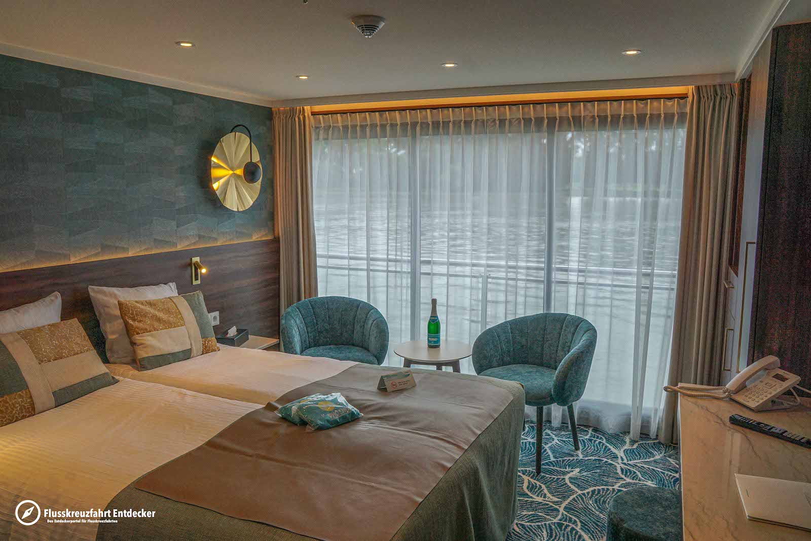 MS Anna Katharina Außenkabine mit französischem Balkon