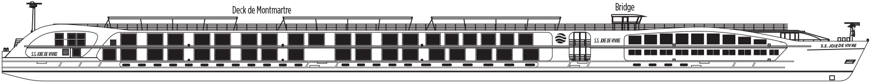 S.S. Joie de Vivre Sonnendeck