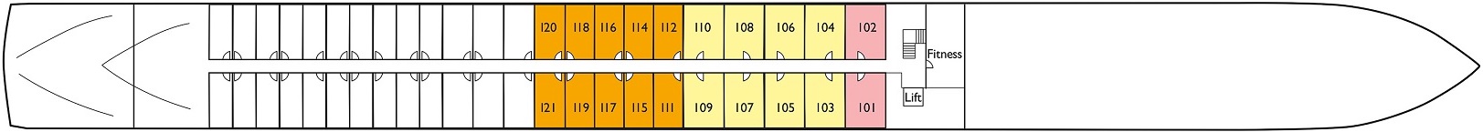 MS LADY DILETTA Accademia Deck