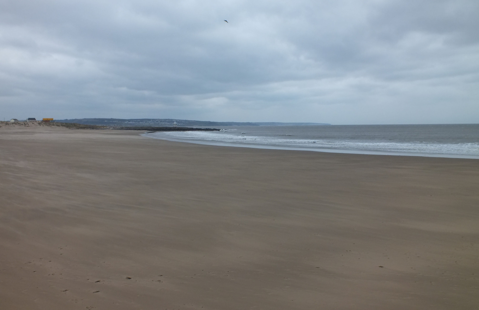 Rough beach in Wales 