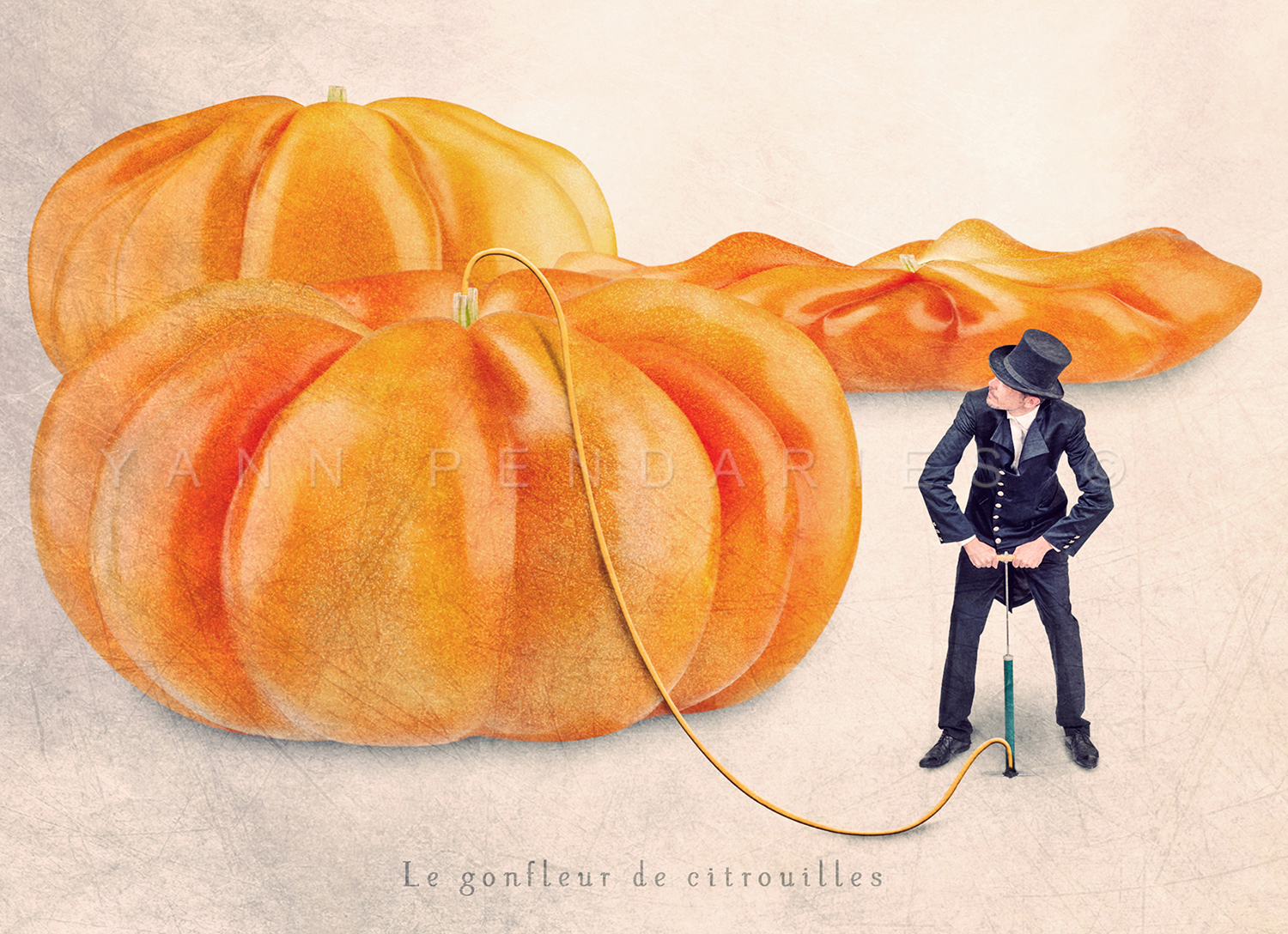 Le gonfleur de citrouilles © Yann Pendariès