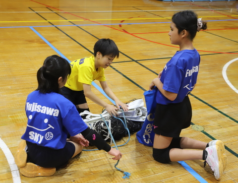 藤沢市小学生バレーボール教室