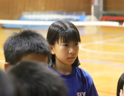バレーボール小学生振り返り