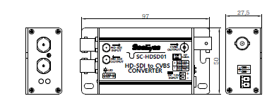 HD-SDI→HD-SDI (DC48V 電源供給装置)