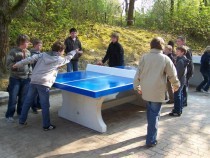 Die wetterfesten Tischtennisplatten