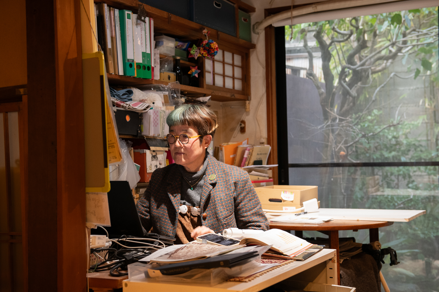 ▲原毛屋、出版社、JAPAN WOOL PROJECT理事など様々な仕事を同時進行している