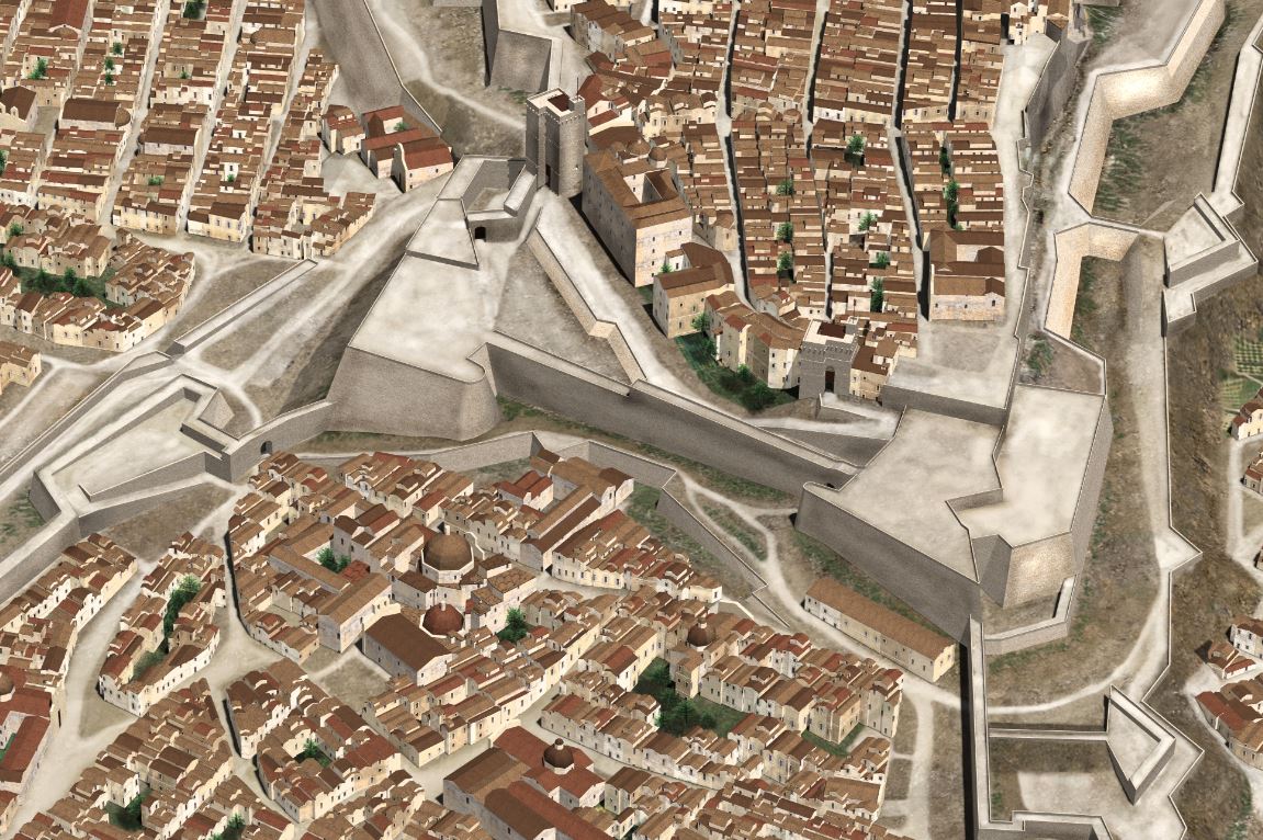 Cagliari Storica 3D XVIII secolo - SjmTech Architetto M.Beatrice Artizzu 