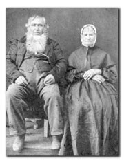 Auf dem Bild, Ernst Gottlieb Leistritz mit Frau