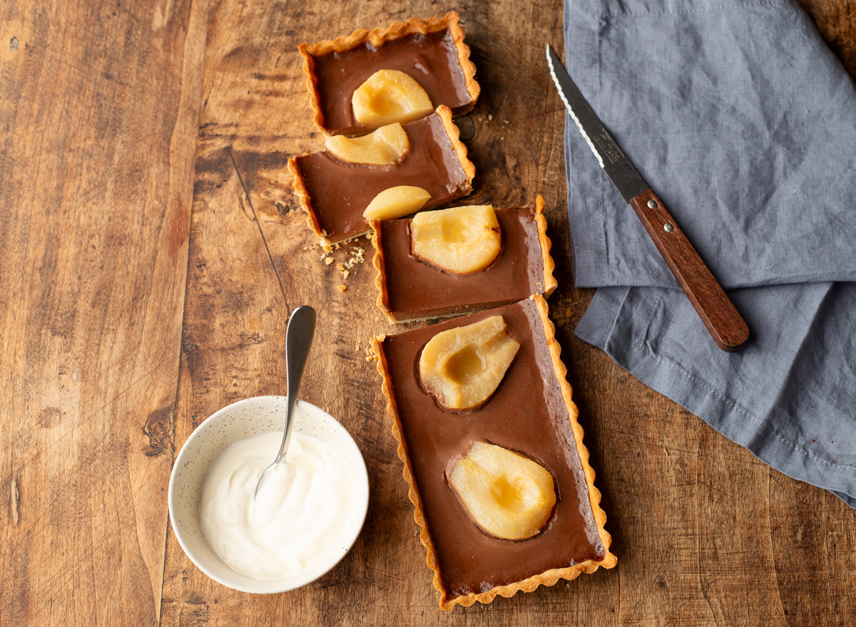 Tarte poire - chocolat