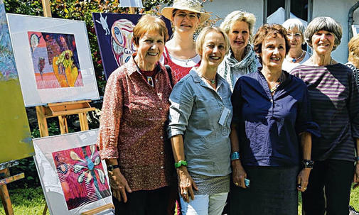 Acht Malerinnen: Angelica Raspe, Nicole Rieck, Minna Svane, Sabine Arndt, Simone Hamann, Susanne Kirchner, Ute Steffen