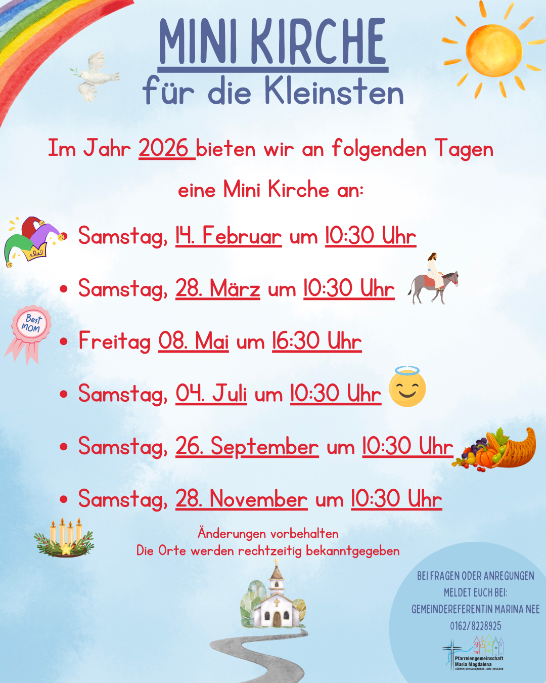 Minikirchen im Jahr 2026