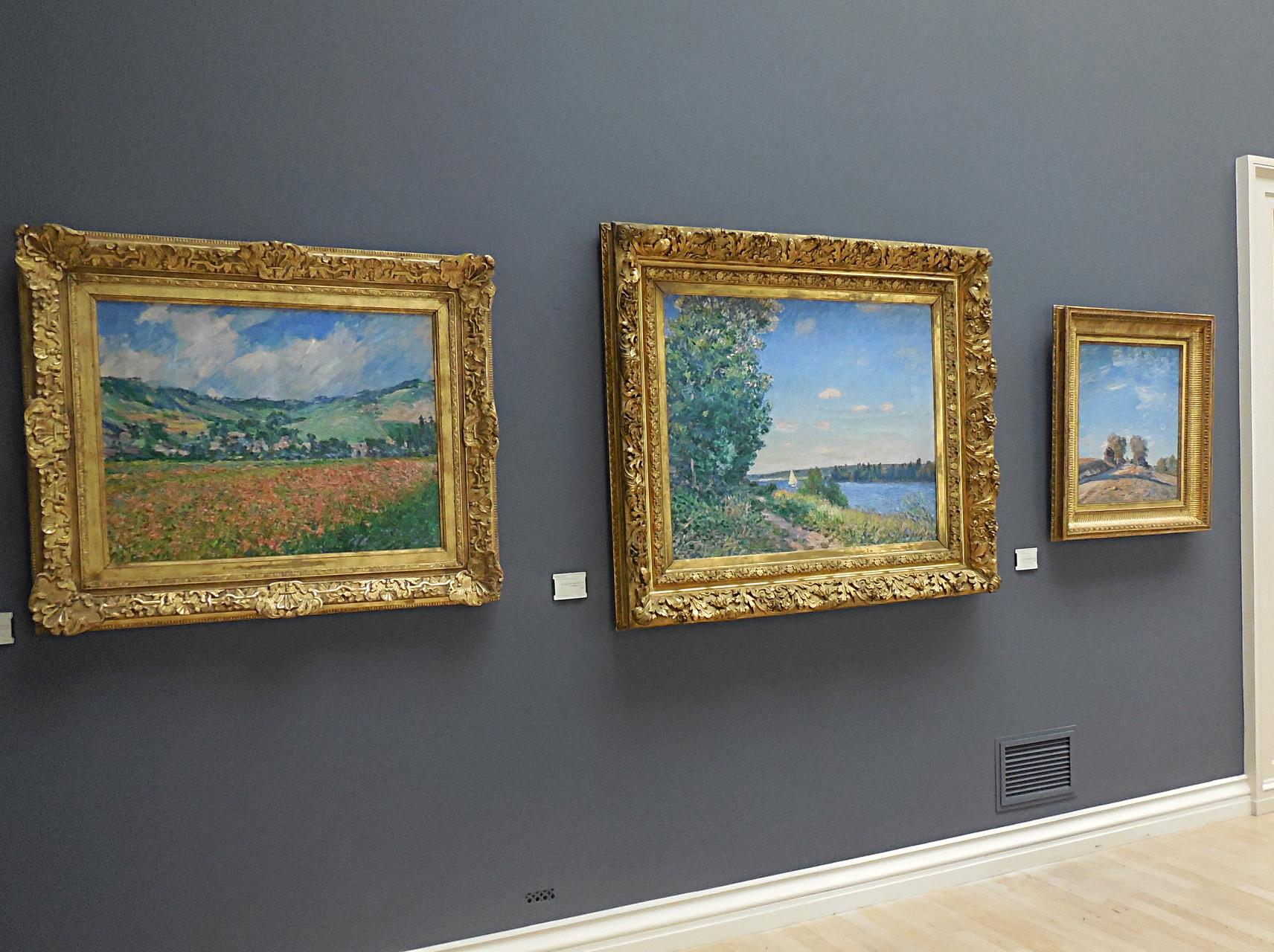 Rouen, Musée des beaux arts, vue sur une des salles Depeaux, collectionneur des impressionnistes