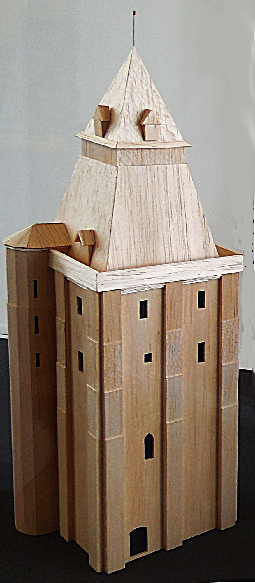 Maquette du beffroi, François et Flore Vasselle, c. 1980