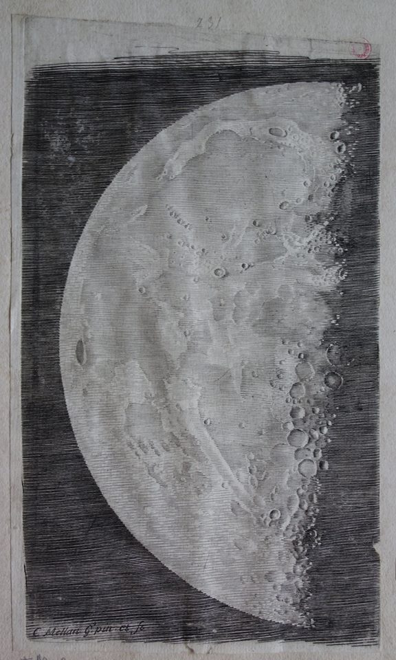 Claude Mellan, Face de la lune 3 / Photo Agathe Jagerschmidt, Facebook Musée d'Abbeville