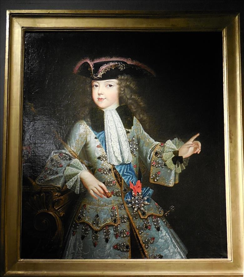 Louis XV enfant, Augustin Oudart Justinat, vers 1717