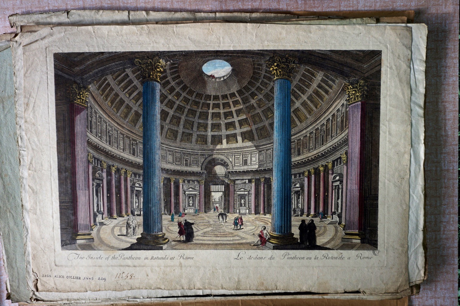 Rome, le Panthéon, vue intérieure