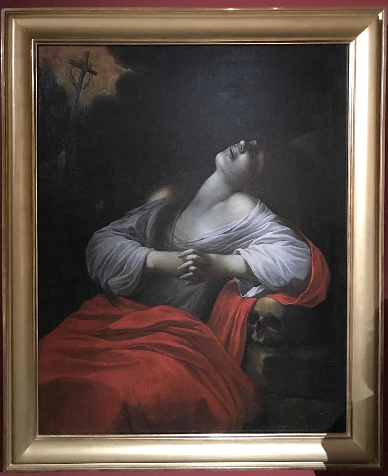 La Madeleine en extase, anonyme d'après le Caravage, 1610 / Musée de Senlis