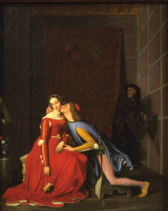 Ingres Dominique : Paolo et Francesca. 1819, MBA Angers