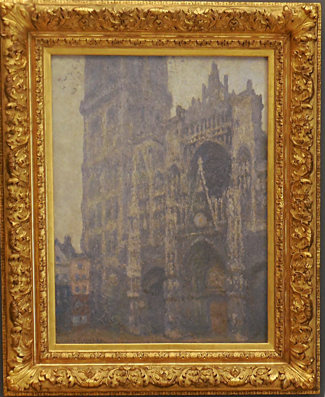 Monet Claude, 1840-1926, Portail de la cathédrale de Rouen, temps gris, 1894.