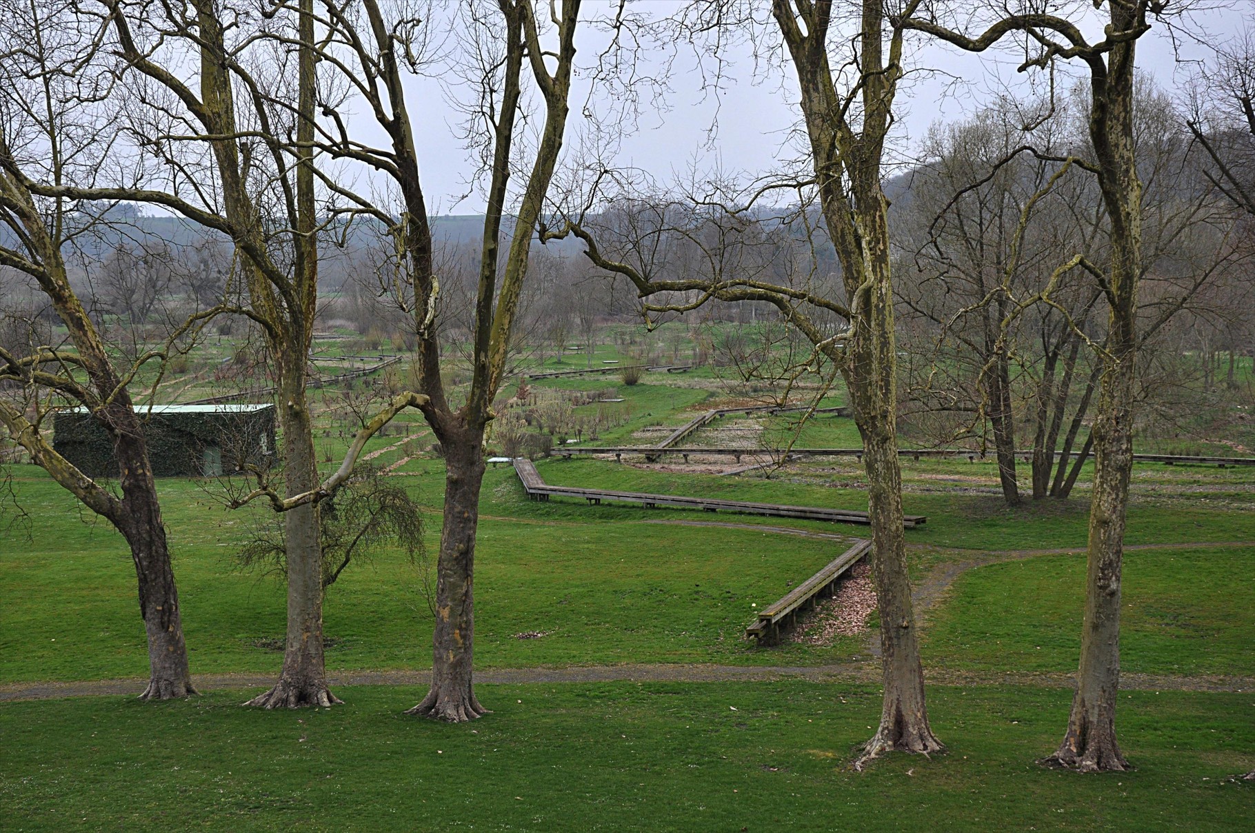 Un des jardins mis à disposition des habitants pour leurs loisirs mais aussi dans un but éducatif