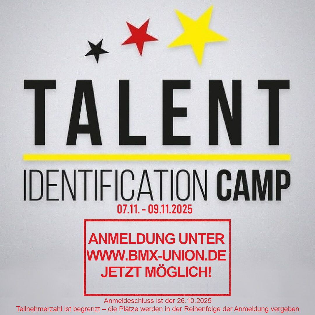 Talent Identification Camp 2025 - Anmeldung - Jetzt möglich!