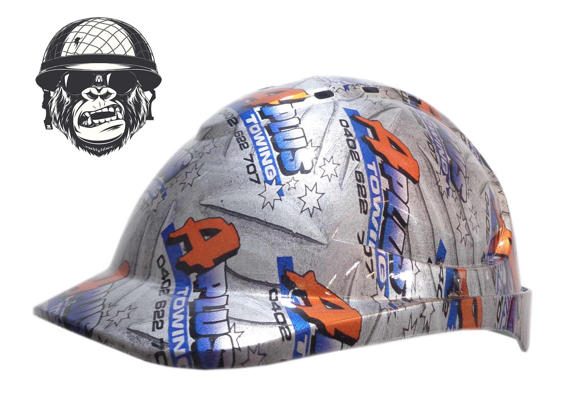 COMPANY LOGOS COOL HARD HATS